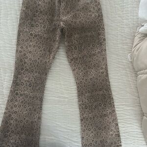 Frame Le Crop Mini Boot Jeans animal Print